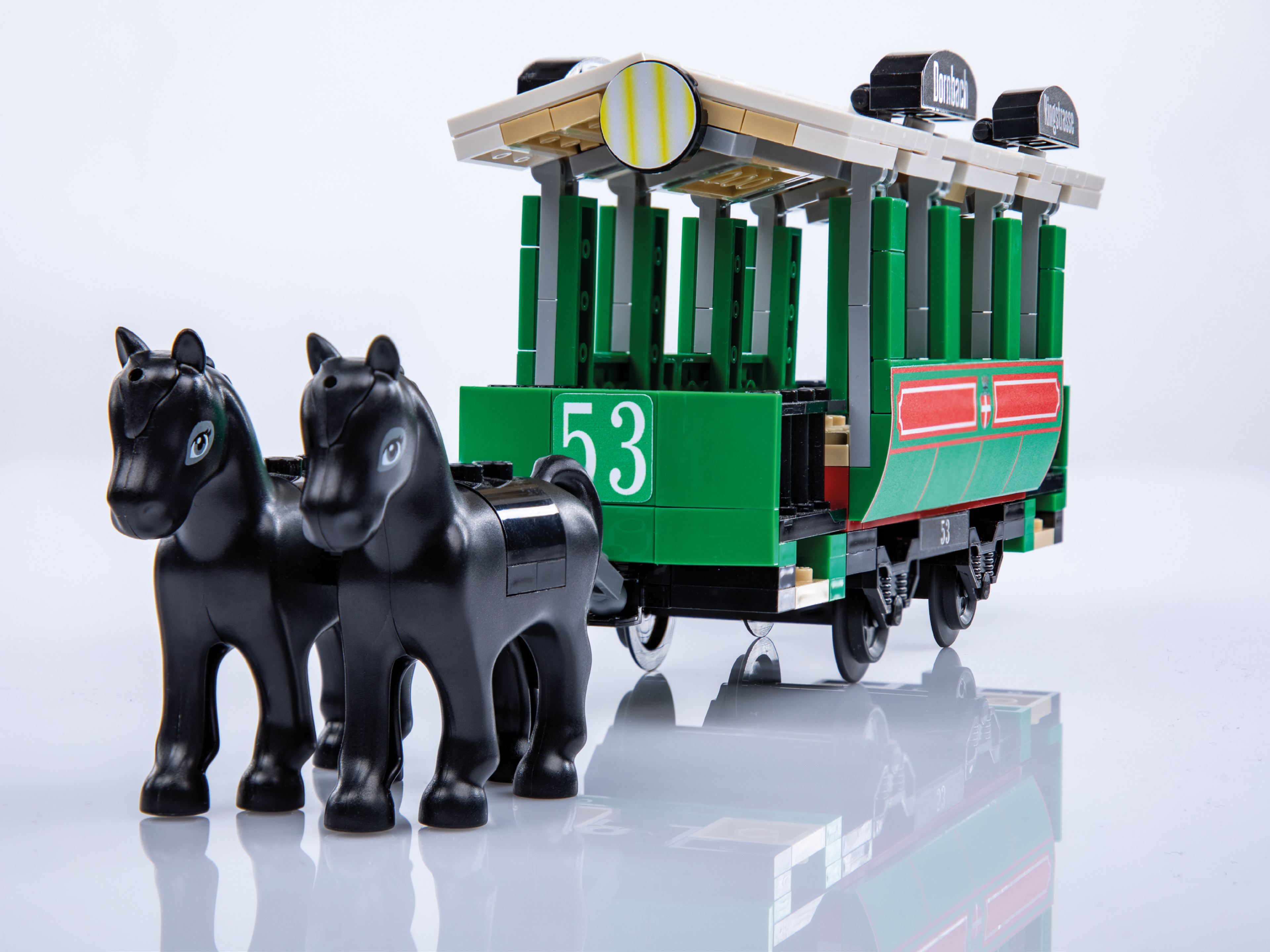Pferdestraßenbahn aus Lego®-Komponenten