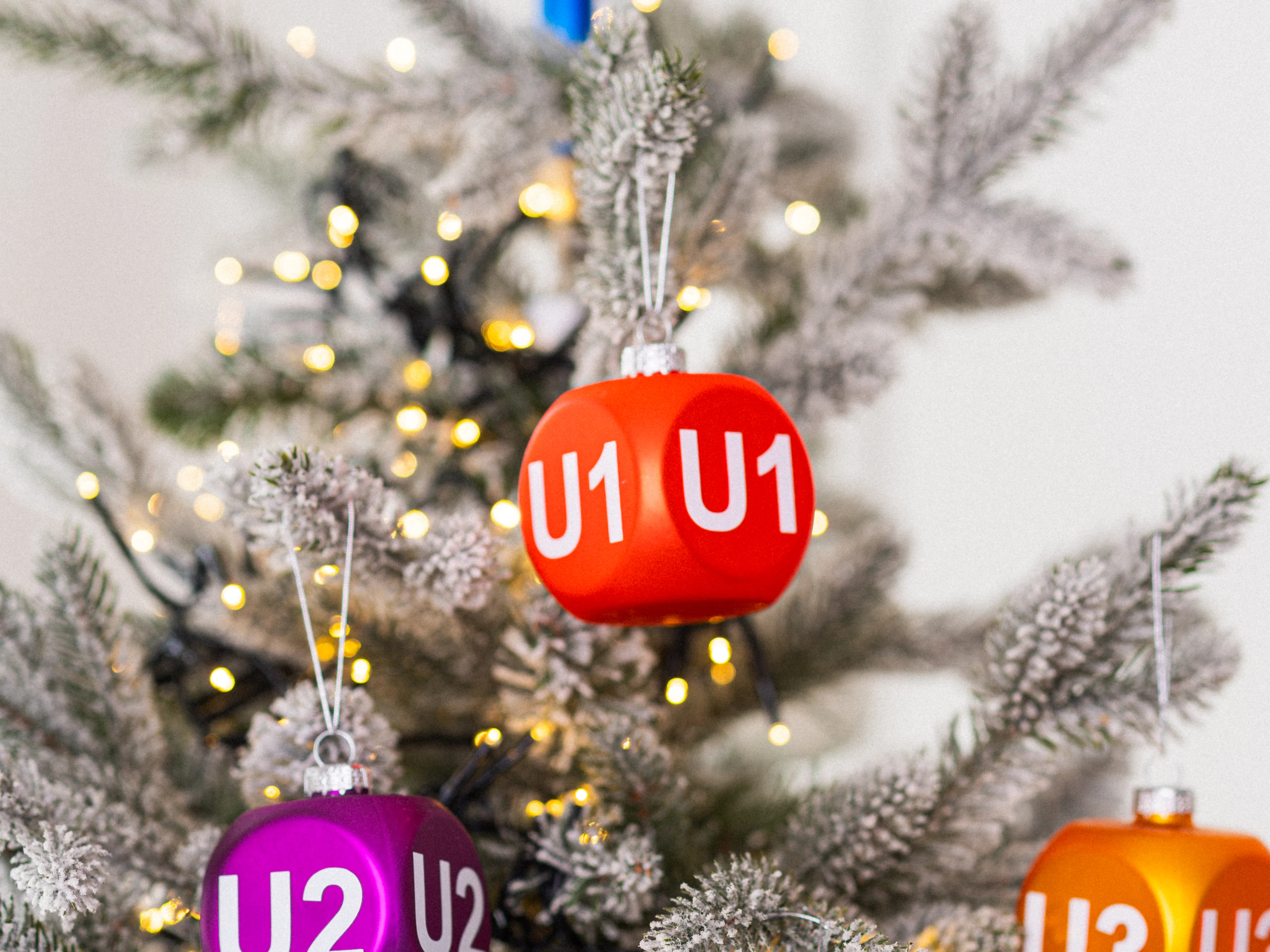 Christbaumanhänger U1 Würfel