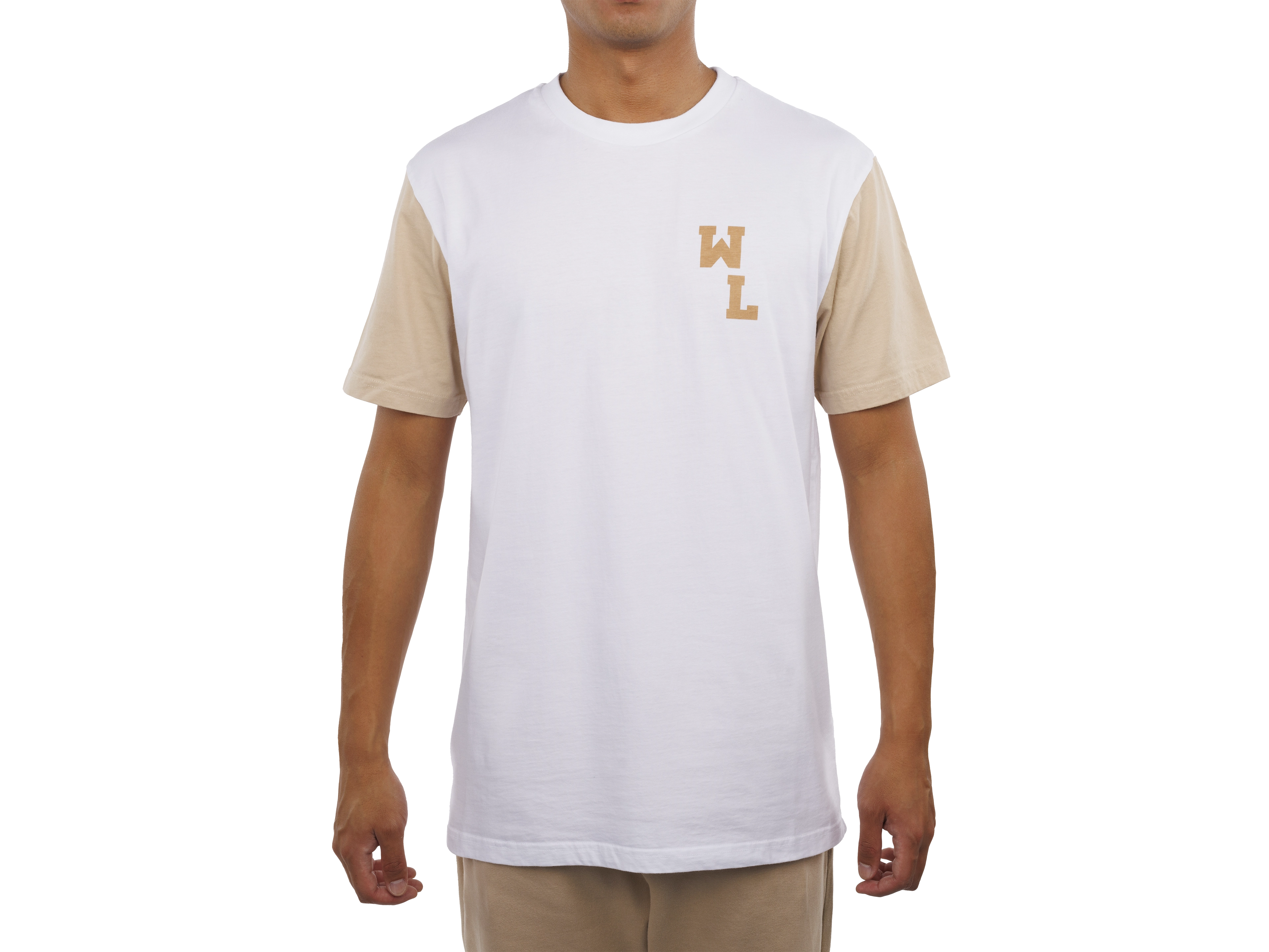 College T-Shirt Weiß XL