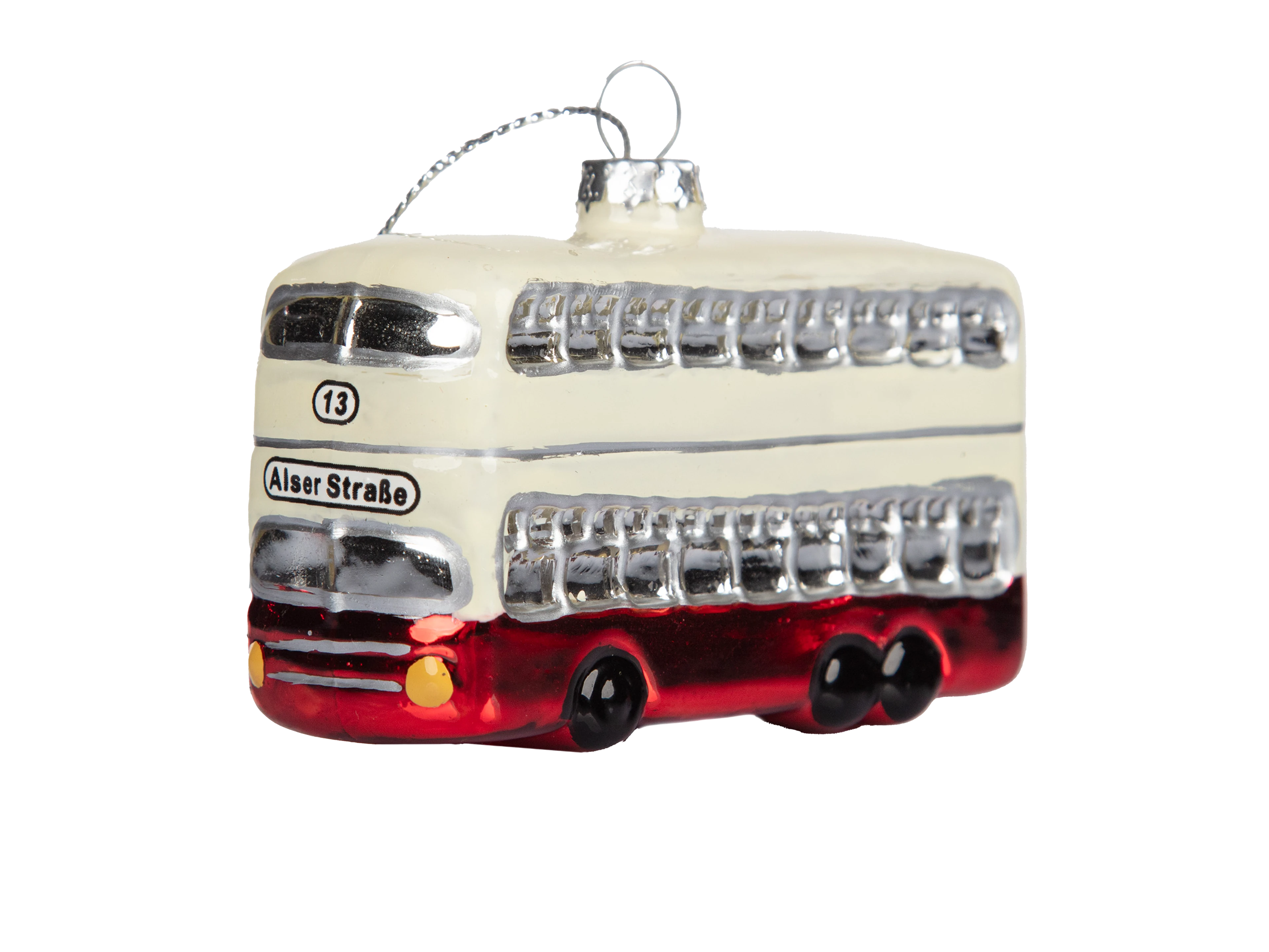 Christbaumanhänger Doppeldecker