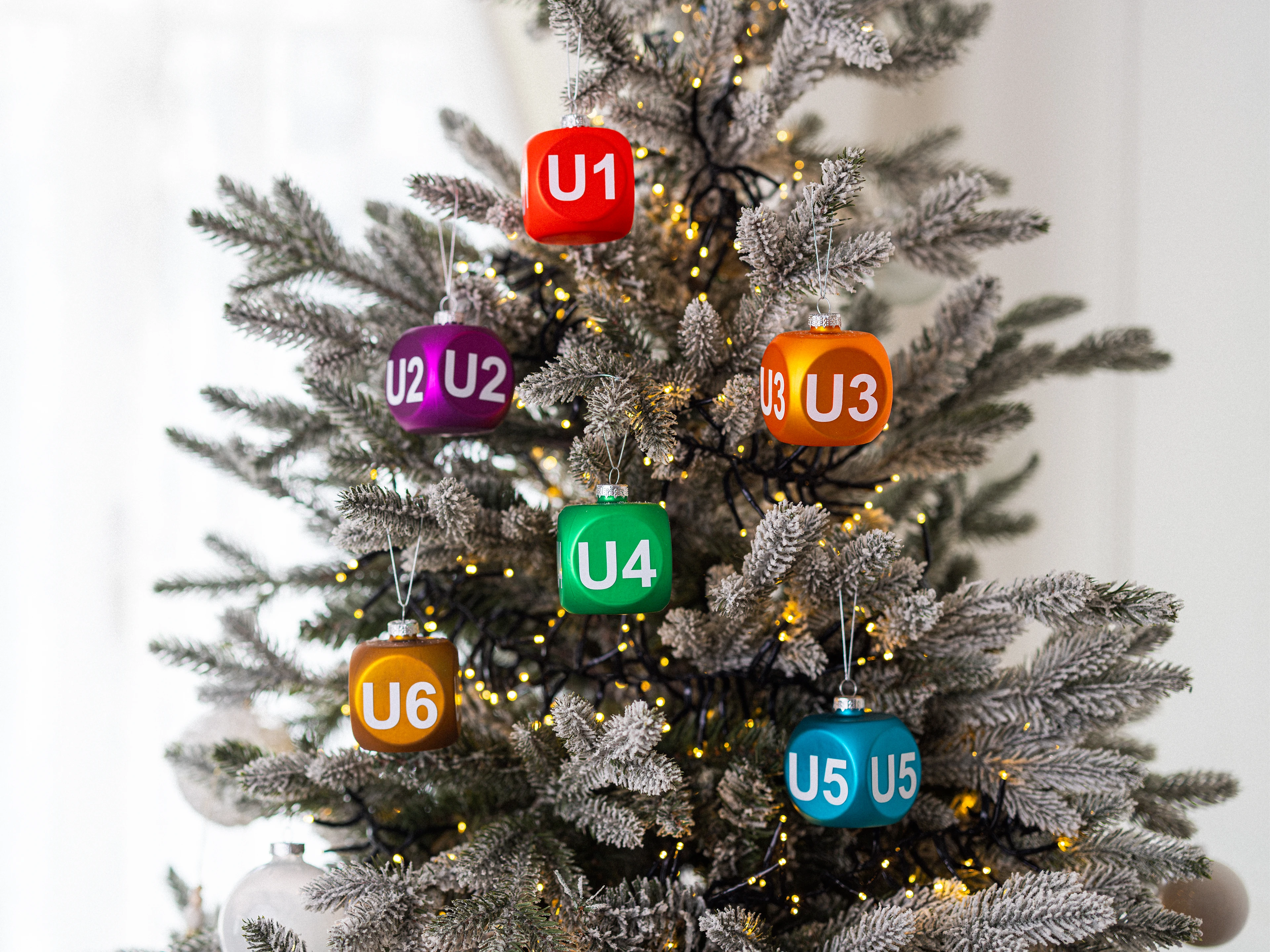 Christbaumanhänger U1 Würfel