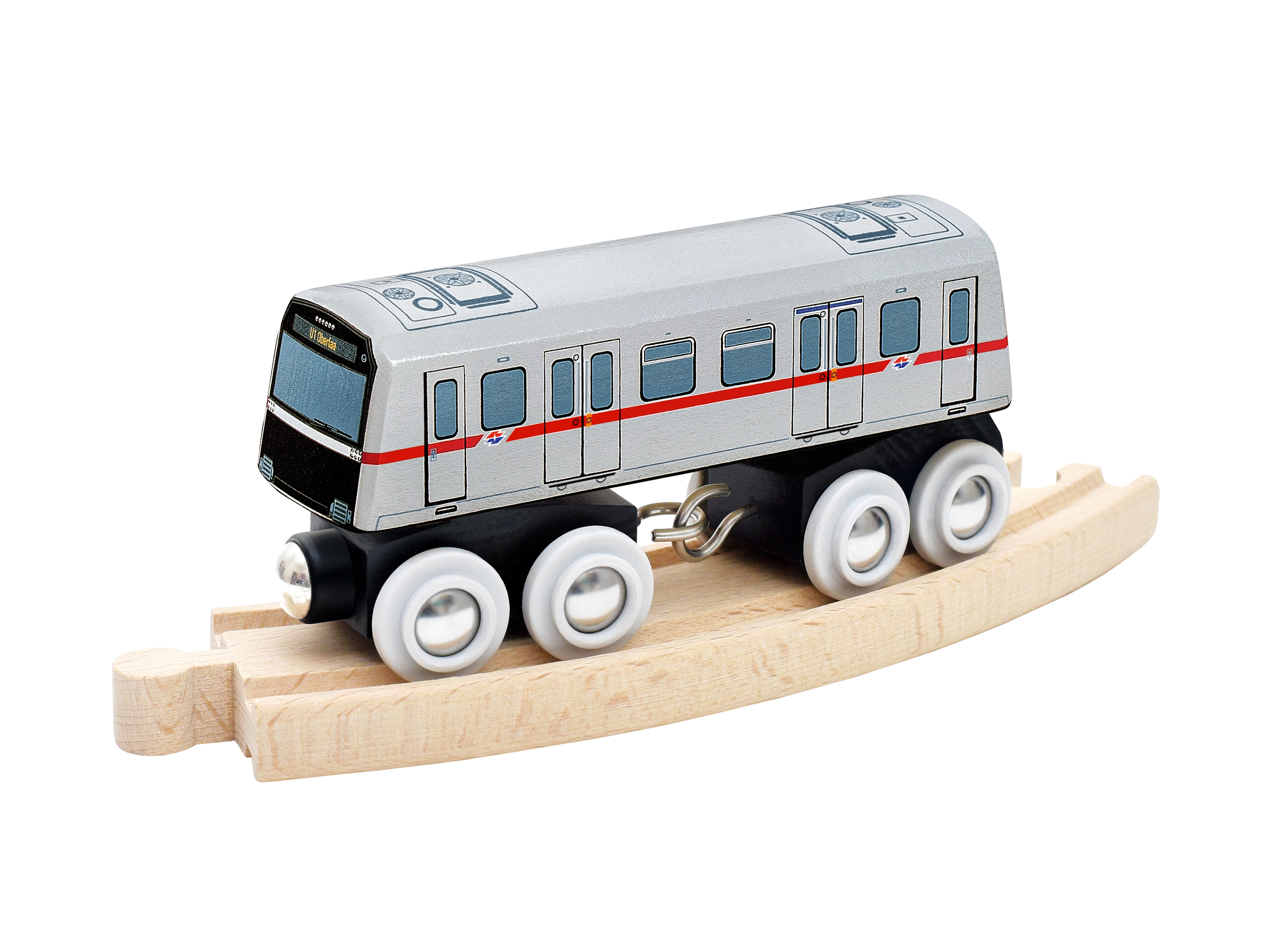 U-Bahn X-Wagen Modell für Holzeisenbahn