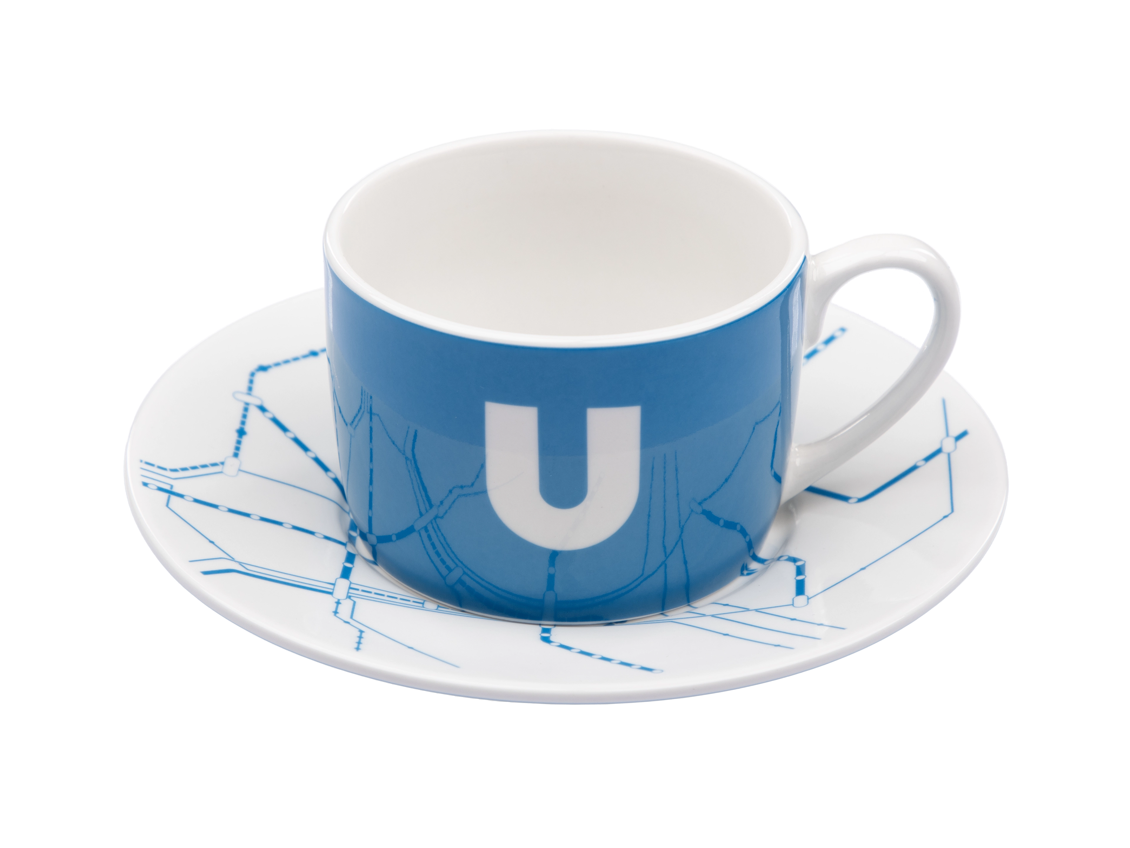 Cup with saucer underground