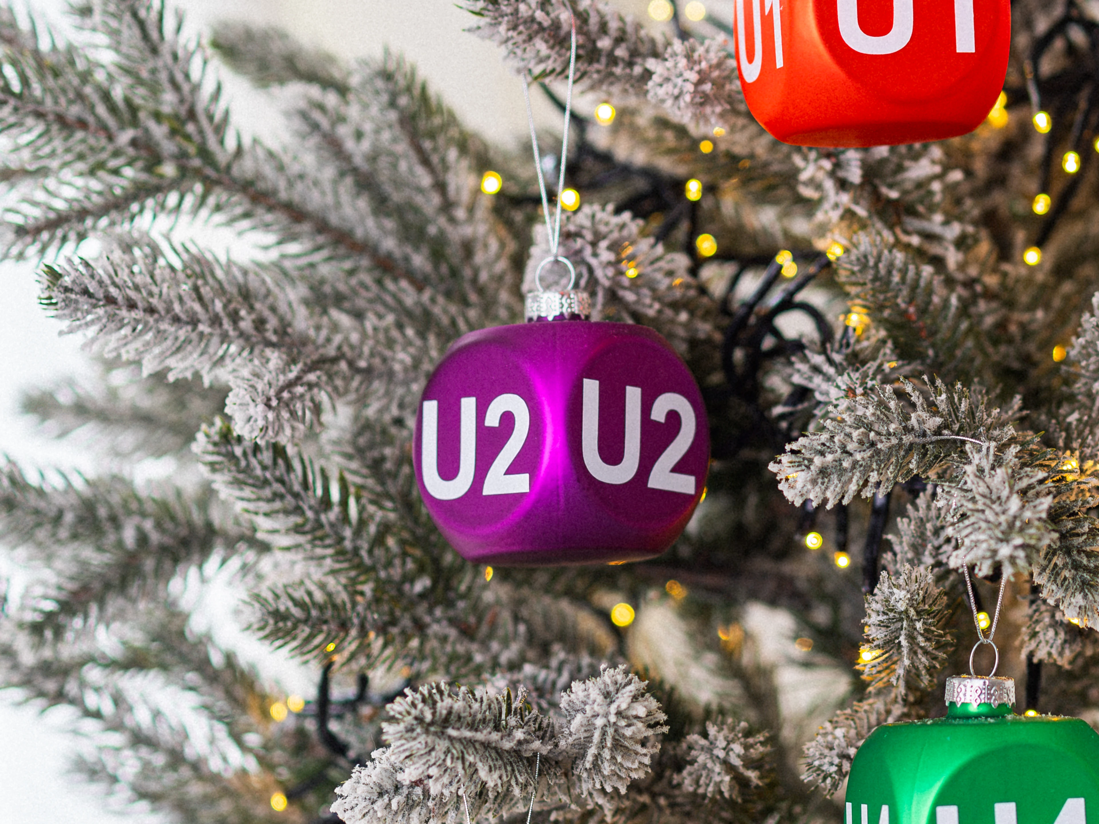 Christbaumanhänger U2 Würfel