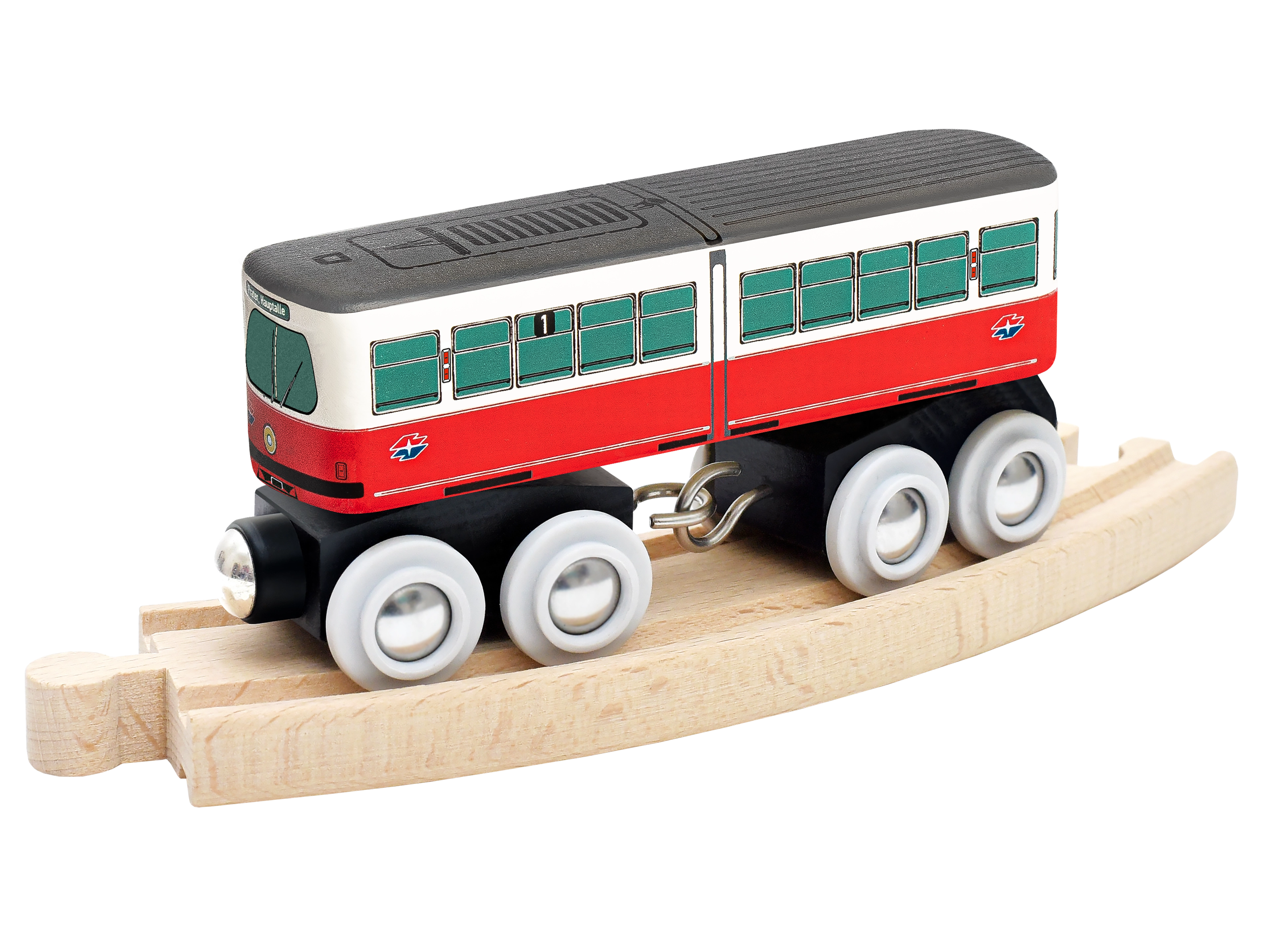 Straßenbahn E1 Modell für Holzeisenbahn
