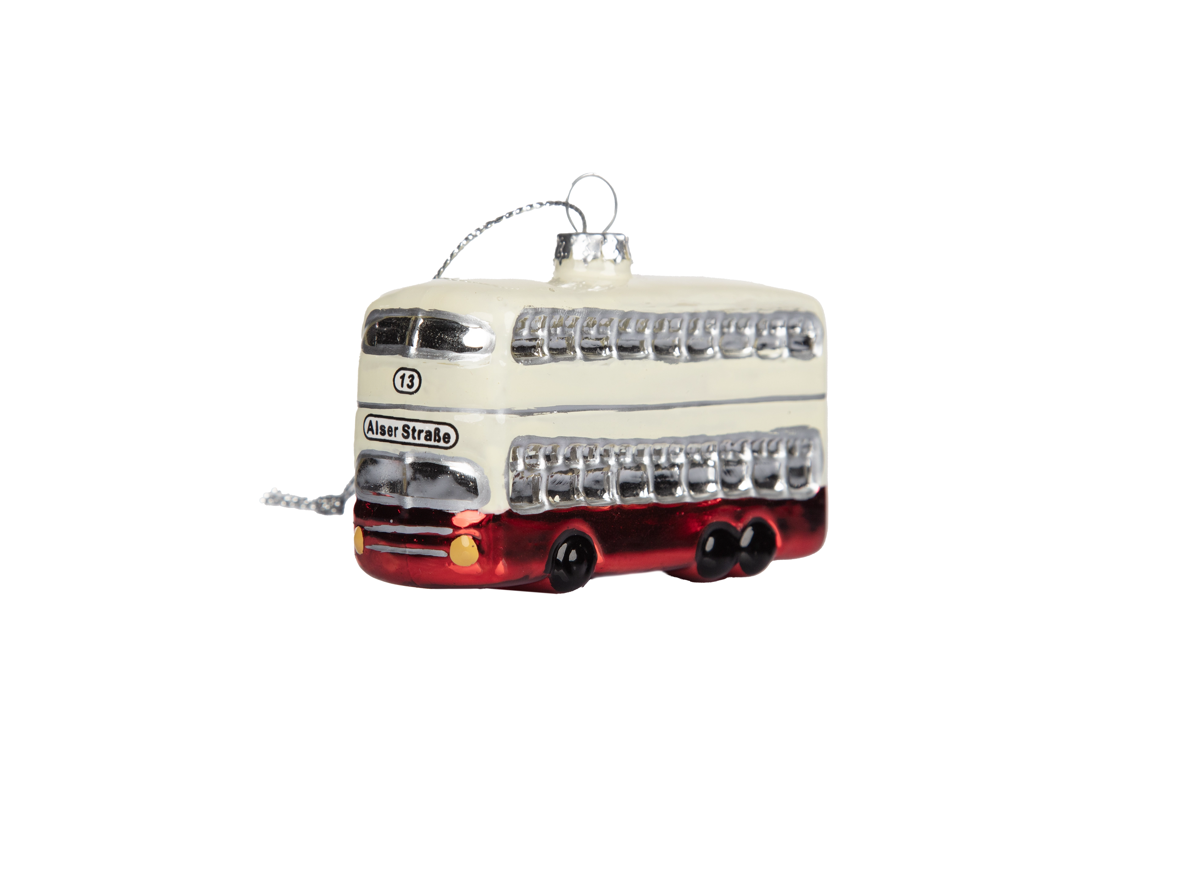 Christmas tree ornament double-decker