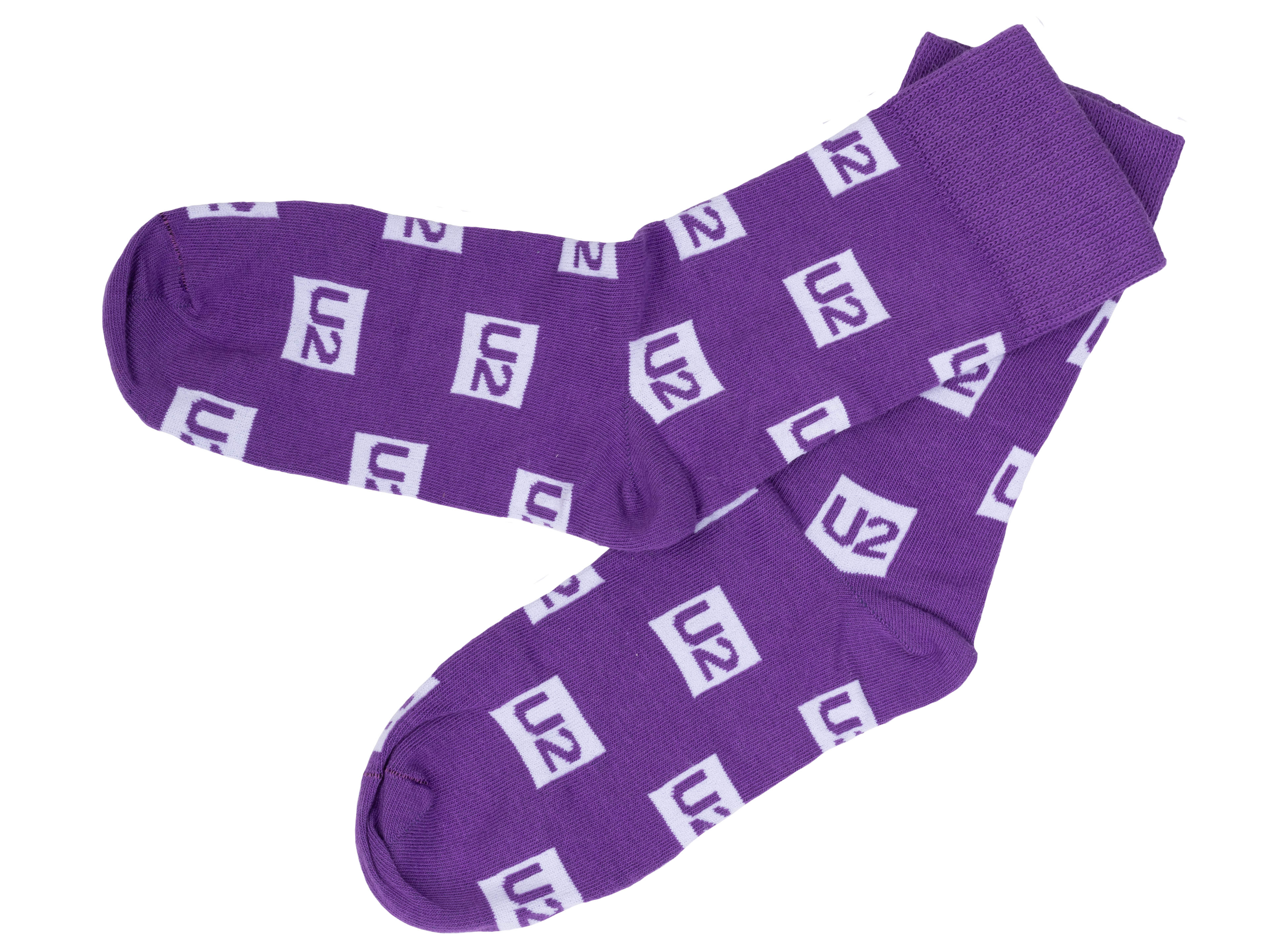 Socken U-Bahn U2, violett 38