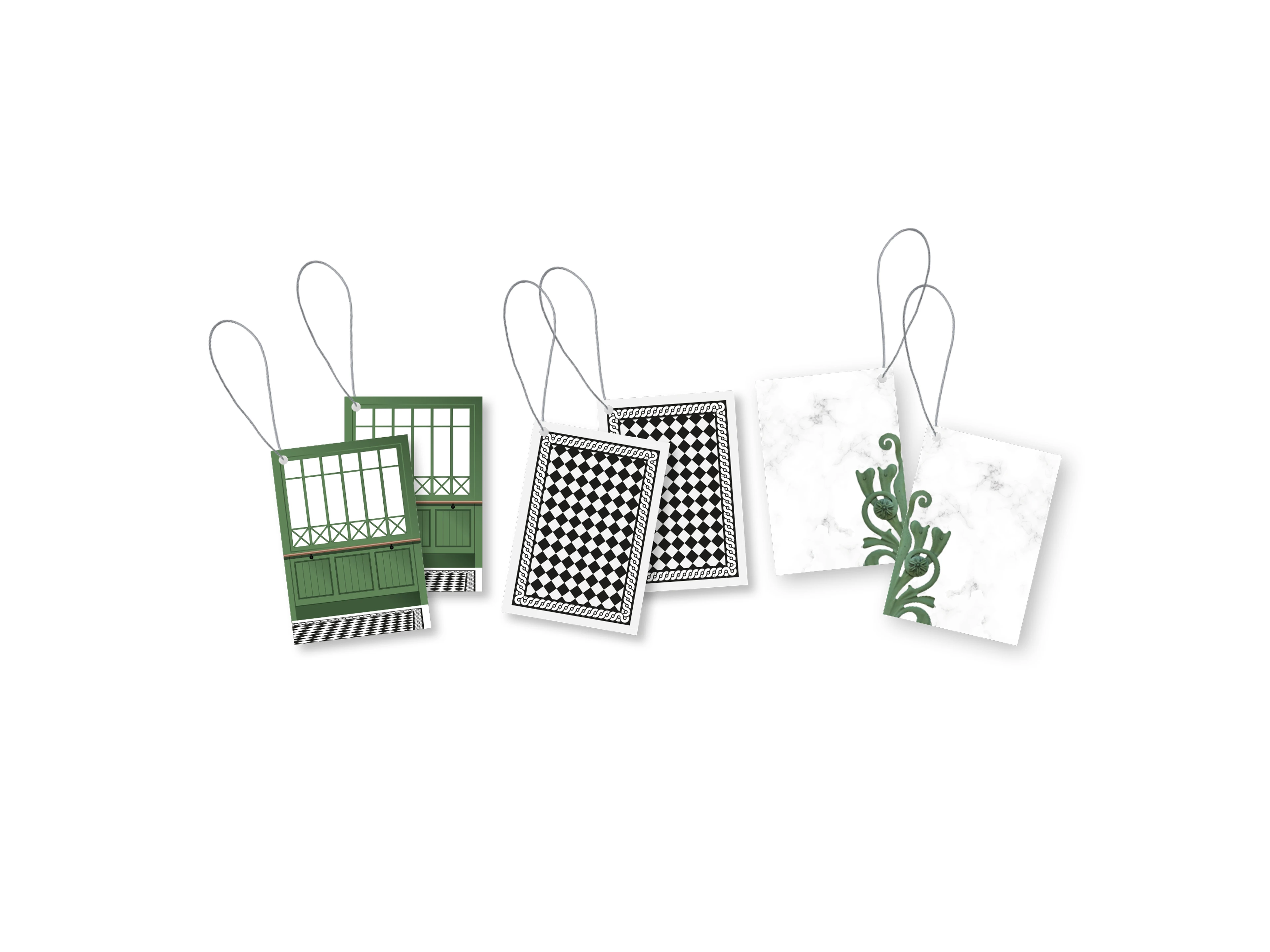 bau.ART Geschenkanhänger Set